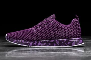 Men's Nobull Toomey Mesh Running Shoes Purple | SG U1993Z